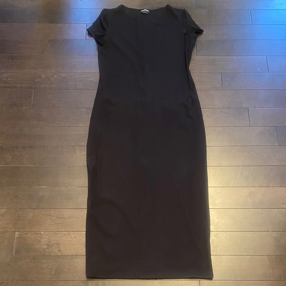 Bebe Long Black Dress